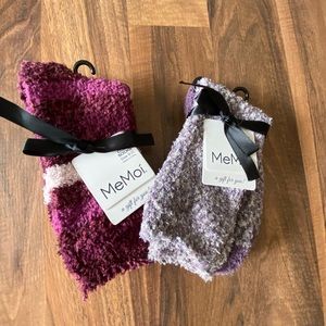 Fuzzy socks. Two pair set. NWT
